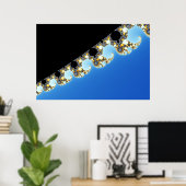 Mandelbrot Zoom D02 Poster (Heimbüro)