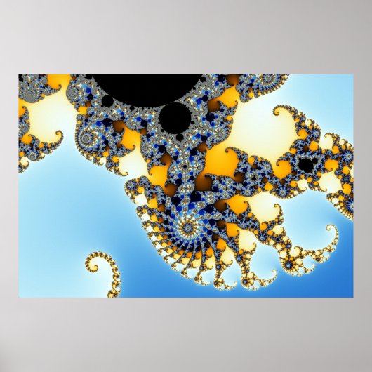 Mandelbrot Zoom D03 Poster (Vorne)