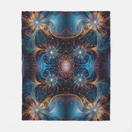 Mandelbrotmotive wirbeln fleecedecke (Vorderseite)