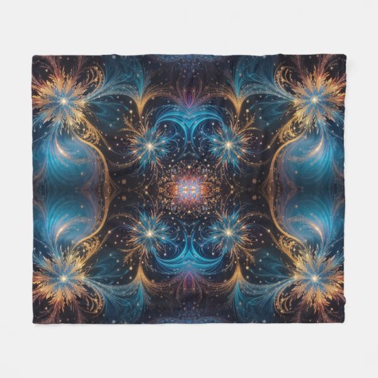 Mandelbrotmotive wirbeln fleecedecke (Vorderseite (Horizontal))