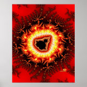 Mandelbrot's Menorah Poster (Vorne)