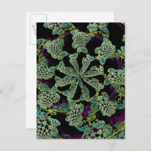 Mandelbulb Fractel 2 Postkarte (Vorne/Hinten)