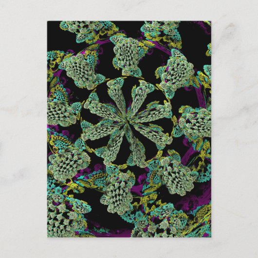 Mandelbulb Fractel 2 Postkarte (Vorderseite)