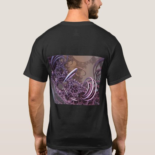 Mandelbulb Maniac-T-Shirt T-Shirt (Rückseite)