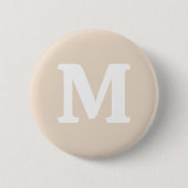 Mandelfarbe Button (Vorderseite)