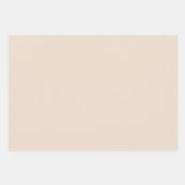 Mandelfarbe Geschenkpapier Set (Vorderseite 2)