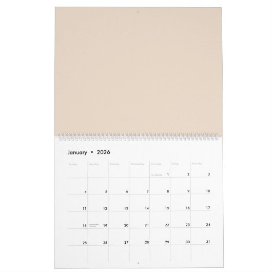 Mandelfarbe Kalender (Jan 2026)