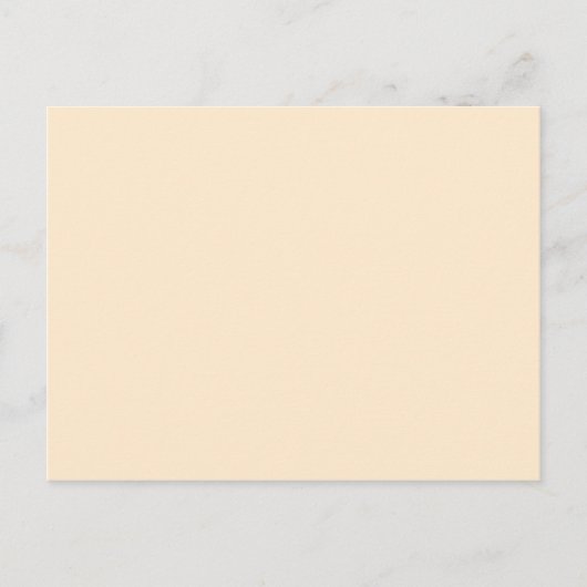 Mandelfarbe Postkarte (Vorderseite)