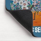 Mandelgarten-Gemälde von Alfred Fox Mousepad (Ecke)