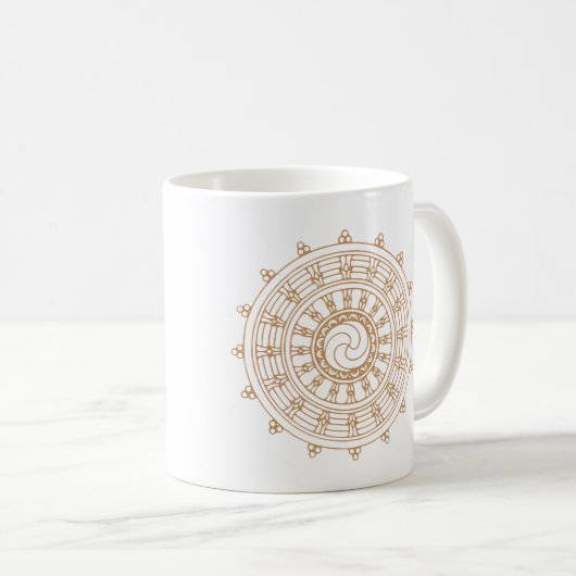 Mandelgelb Kaffeetasse (VorderseiteRechts)