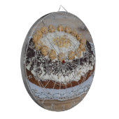 Mandelkuchen Dartscheibe (Vorderseite Links)