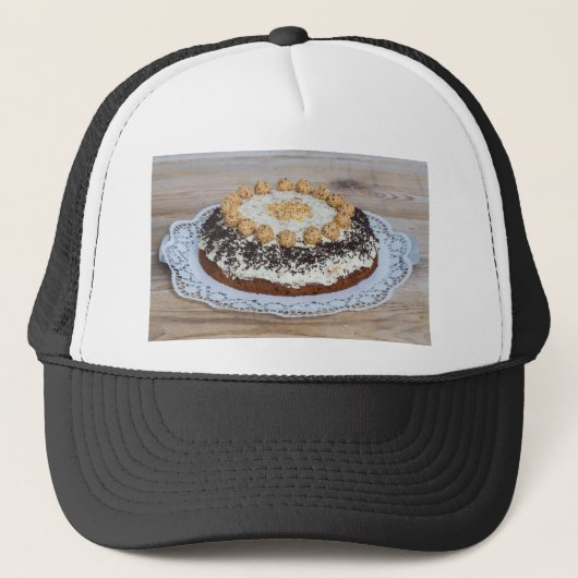 Mandelkuchen Truckerkappe (Vorderseite)