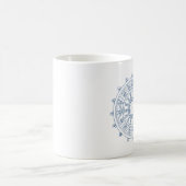 Mandella blau kaffeetasse (Mittel)