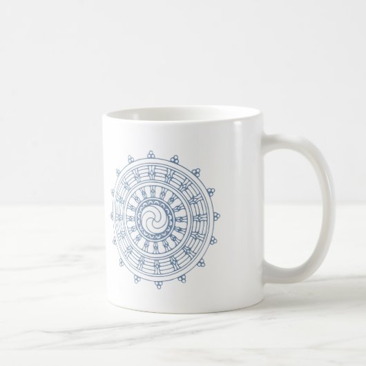 Mandella blau kaffeetasse (Rechts)