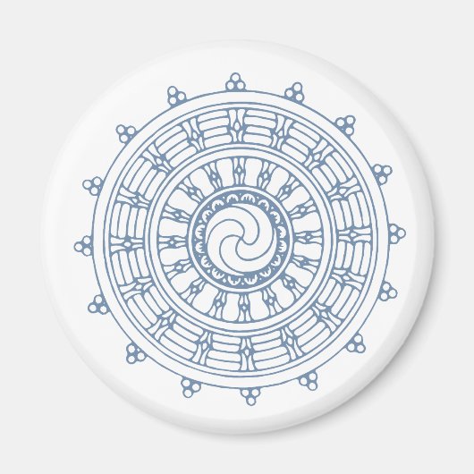 Mandella blau magnet (Vorne)
