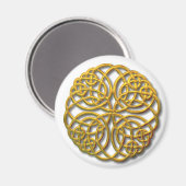 Mandella gold magnet (Vorderseite/Rückseite)