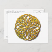 Mandella gold postkarte (Vorne/Hinten)