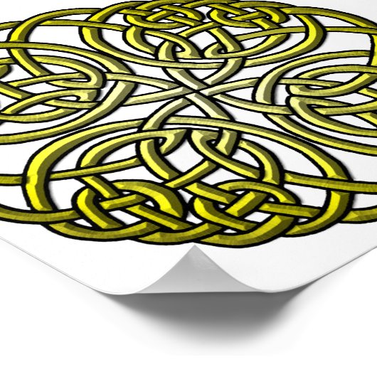 Mandella green poster (Ecke)