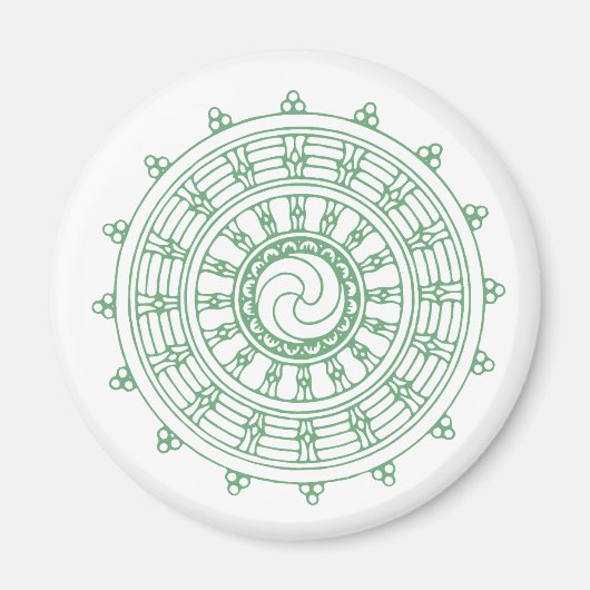 Mandella Grün Magnet (Vorne)