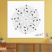 Mandella Leinwanddruck (Insitu (Wohnzimmer))