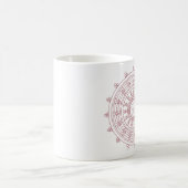Mandella rosa kaffeetasse (Mittel)