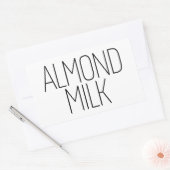 Mandelmilch Rechteckiger Aufkleber (Umschlag)
