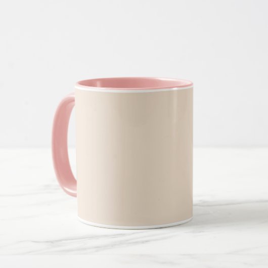 Mandeln (feste Farbe) Tasse (Vorderseite Links)