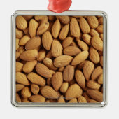 Mandeln Silbernes Ornament (Vorne)