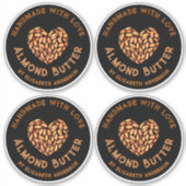 Mandelprodukt Aufkleber (Vorderseite)