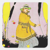 Mandel's Magazine Quadratischer Aufkleber (Vorderseite)