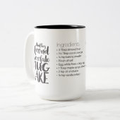 Mandelschokolade-Tasse-Kuchen-Rezept—LRG-TASSE Zweifarbige Tasse (Vorderseite Links)