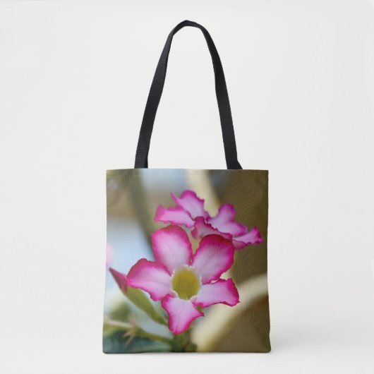 Mandevilla Blume Tote Bag Tasche (Vorderseite)