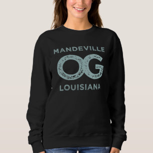 Mandeville Louisiana Zeigen Sie Ihren Ursprünglich Sweatshirt