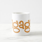 Mandi-Verlobt-Orng Kaffeetasse (Mittel)