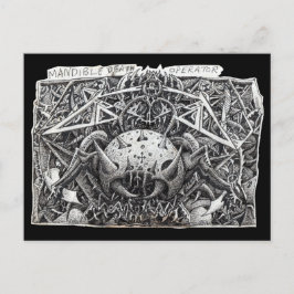 Mandible Death Operator von Brian Benson Postcard Postkarte