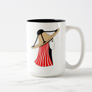 Mandil w Chachiya: Symbole der Jebala-Identität Zweifarbige Tasse