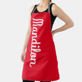 Mandilon delantar rojo schürze (InSitu)