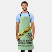 MANDILON DISECCE DE HOMBRE QUE SABE EVITAR PROBLEM SCHÜRZE (Getragen)