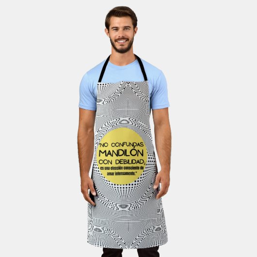 Mandilon-Zitat Schürze (Getragen)