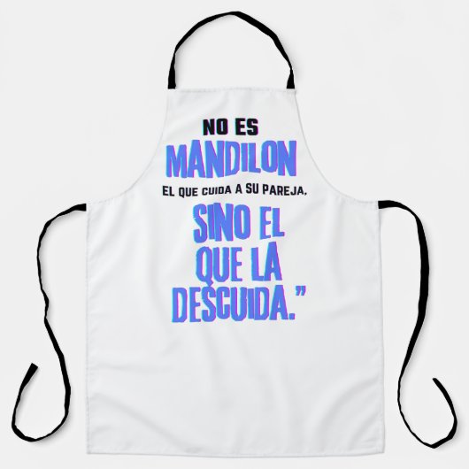 Mandilon-Zitat Schürze (Vorderseite)