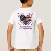 Mandis maßgeschneidertes Homecoming-Shirt T-Shirt (Rückseite)