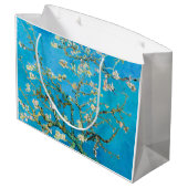 Mandlblüten Vincent Van Gogh Große Geschenktüte (Rückseite Schrägansicht)