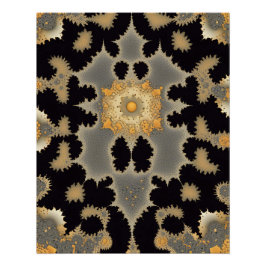 Mandlebrot Caverns Map Poster