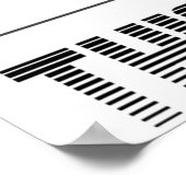 Mando Silhouette so Poster (Ecke)