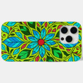 Mandola-Blätter-Design Case-Mate iPhone Hülle (Rückseite (Horizontal))