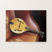 Mandolin auf Couch Puzzle (Horizontal)