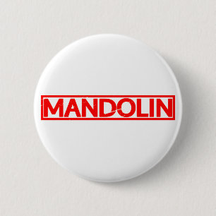 Mandolin-Briefmarke Button
