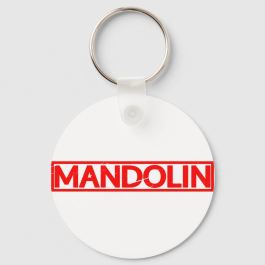 Mandolin-Briefmarke Schlüsselanhänger (Vorderseite)