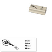 Mandolin-Cartoon-Abbildung Gummistempel (Stempel)