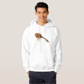 Mandolin-Cartoon-Abbildung Hoodie (Vorne ganz)